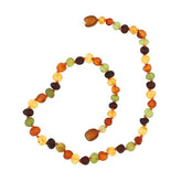 Baby Drop Amber Teeth Necklace